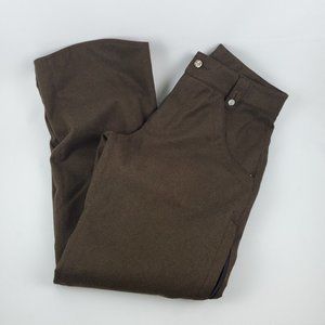 ORAGE GALLERY Womens Pr1ME Outerwear Technology Snowboard Ski Brown Pants Size L